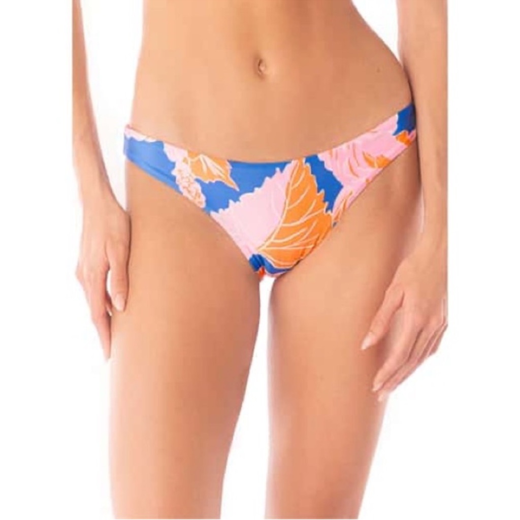 Nwt Maaji Magnolia Mirage Flirt Low Rise Thin Side Bikini Bottom